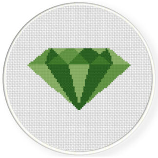Emerald Cross Stitch Pattern