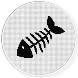 Fishbone Cross Stitch Pattern