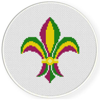 Charts Club Members Only: Mardi Gras Symbol Cross Stitch Pattern