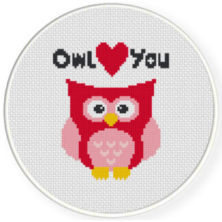 Charts Club Members Only: Owl Love You Cross Stitch Pattern
