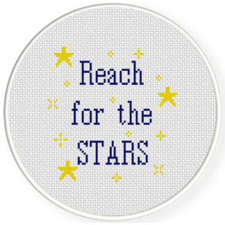 Reach For The Stars Cross Stitch Pattern