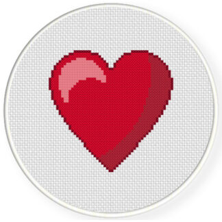 Simple Heart Cross Stitch Pattern