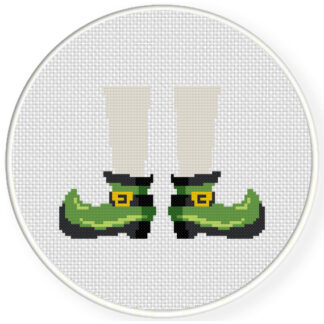 St. Patrick's Day Shoes Cross Stitch Pattern