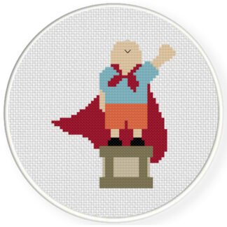 Super Boy Cross Stitch Pattern