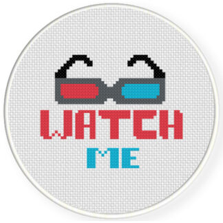 Charts Club Members Only: Watch 3D Cross Stitch Pattern