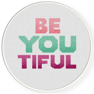 Charts Club Members Only: beYOUtiful Cross Stitch Pattern