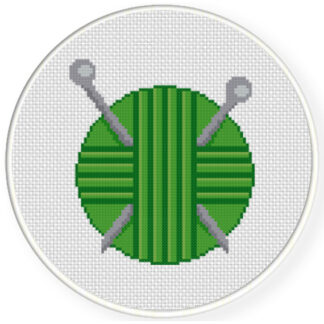Ball Of Yarn Cross Stitch Pattern