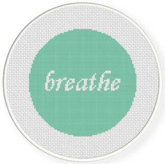 Breathe Cross Stitch Pattern