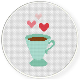 Cuppa Lovah Cross Stitch Pattern
