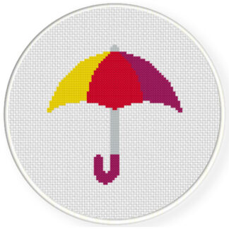 Charts Club Members Only: Cute Umbrella Cross Stitch Pattern