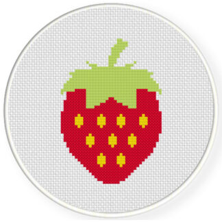 Delicious Strawberry Cross Stitch Pattern