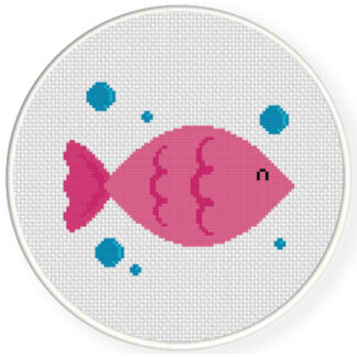 Charts Club Members Only: Fish And Bubbles Cross Stitch Pattern
