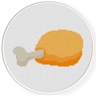 Fried Chicken Cross Stitch Pattern