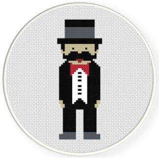 Charts Club Members Only: Gentlemen Cross Stitch Pattern