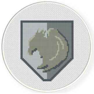 Griffin Shield Cross Stitch Pattern