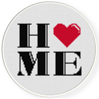 Charts Club Members Only: I Love Home Cross Stitch Pattern