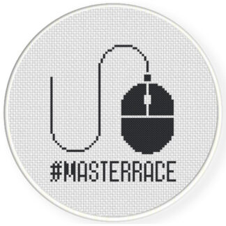 PC Master Race Cross Stitch Pattern