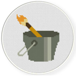 Paint Time Cross Stitch Pattern