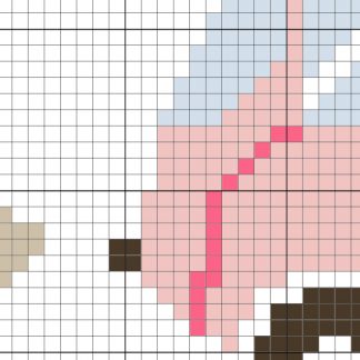 Pink Car Cross Stitch Pattern – Daily Cross Stitch