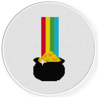 Charts Club Members Only: Pot of Gold Cross Stitch Pattern