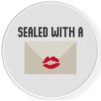 Charts Club Members Only: Sealed With A Kiss Cross Stitch Pattern