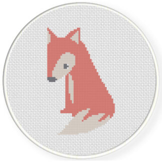 Sitting Fox Cross Stitch Pattern
