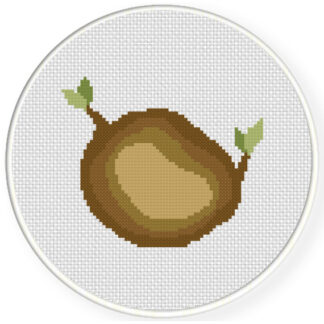 Tree Chopped Cross Stitch Pattern