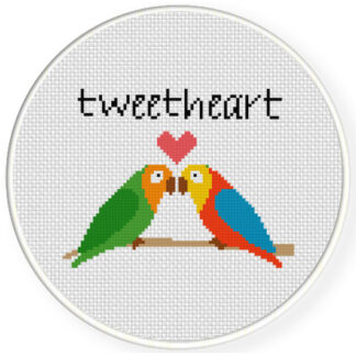 Charts Club Members Only: TweetHearts Cross Stitch Pattern