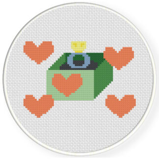 Charts Club Members Only: Will You Marry Me Cross Stitch Pattern