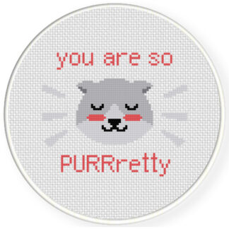 Charts Club Members Only: You Are So Purretty Cross Stitch Pattern