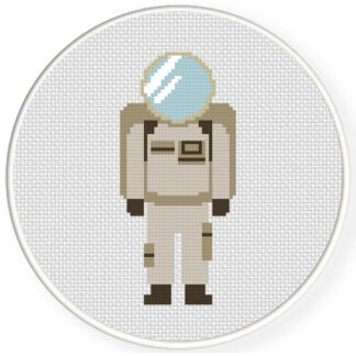 Charts Club Members Only: Astronaut Suit Cross Stitch Pattern