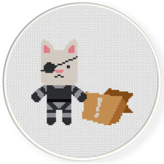 Charts Club Members Only: Badass Cat Cross Stitch Pattern