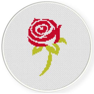 Beautiful Rose Cross Stitch Pattern – Daily Cross Stitch