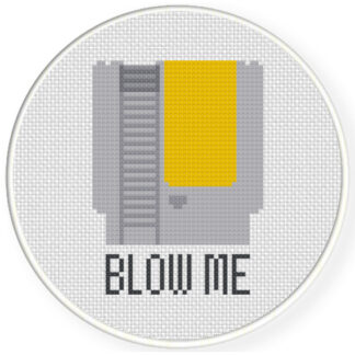 Blow Me Cross Stitch Pattern