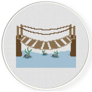 Bridge On A River Cross Stitch Pattern