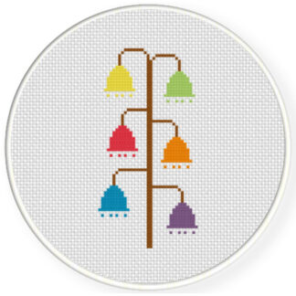 Flower Bells Cross Stitch Pattern
