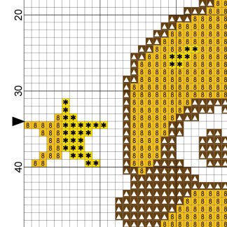 Charts Club Members Only: Happy Moon Cross Stitch Pattern – Daily Cross ...