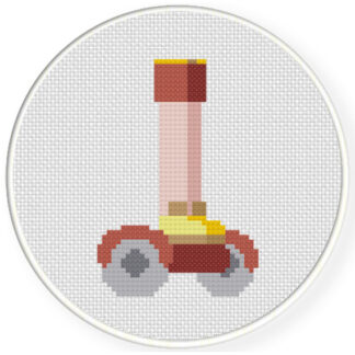 Hoverboard Cross Stitch Pattern
