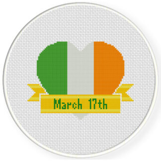 Charts Club Members Only: Irish Love Cross Stitch Pattern