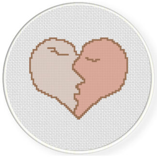 Kiss of Love Cross Stitch Pattern