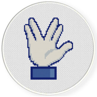 Live Long Prosper Cross Stitch Pattern