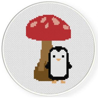 Penguin Dwarf Cross Stitch Pattern – Daily Cross Stitch