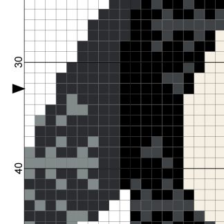 Penguin Snow Pattern Cross Stitch Pattern – Daily Cross Stitch