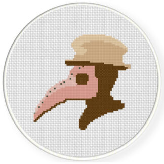 Plague Doctor Cross Stitch Pattern
