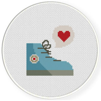 Charts Club Members Only: Shoes Is Heart Cross Stitch Pattern