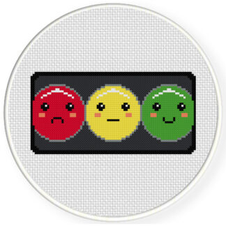 Charts Club Members Only: Stoplight Cross Stitch Pattern