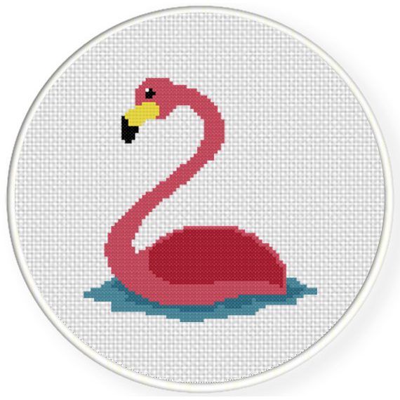 Cross Stitch Flamingo Chart