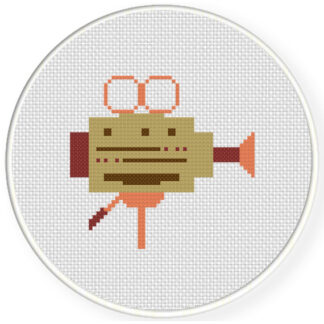 Video Cam Cross Stitch Pattern