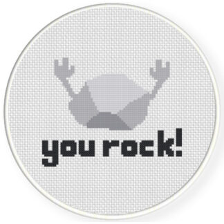 You Rock! Cross Stitch Pattern