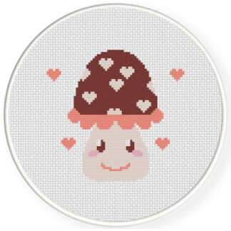 Charts Club Members Only: Cute Mushroom Cross Stitch Pattern